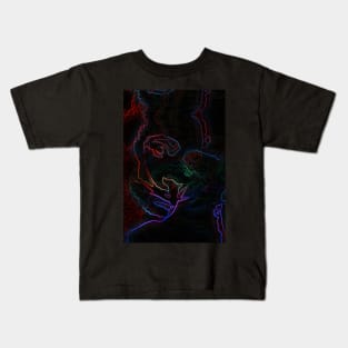 Portrait of Salvador Dali Kids T-Shirt